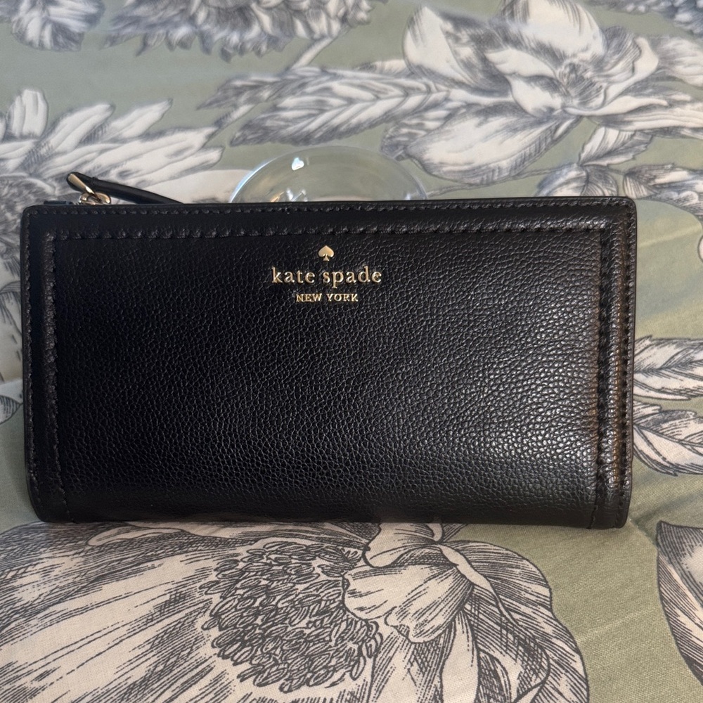 Kate Spade Patterson Drive Black Leather Wallet